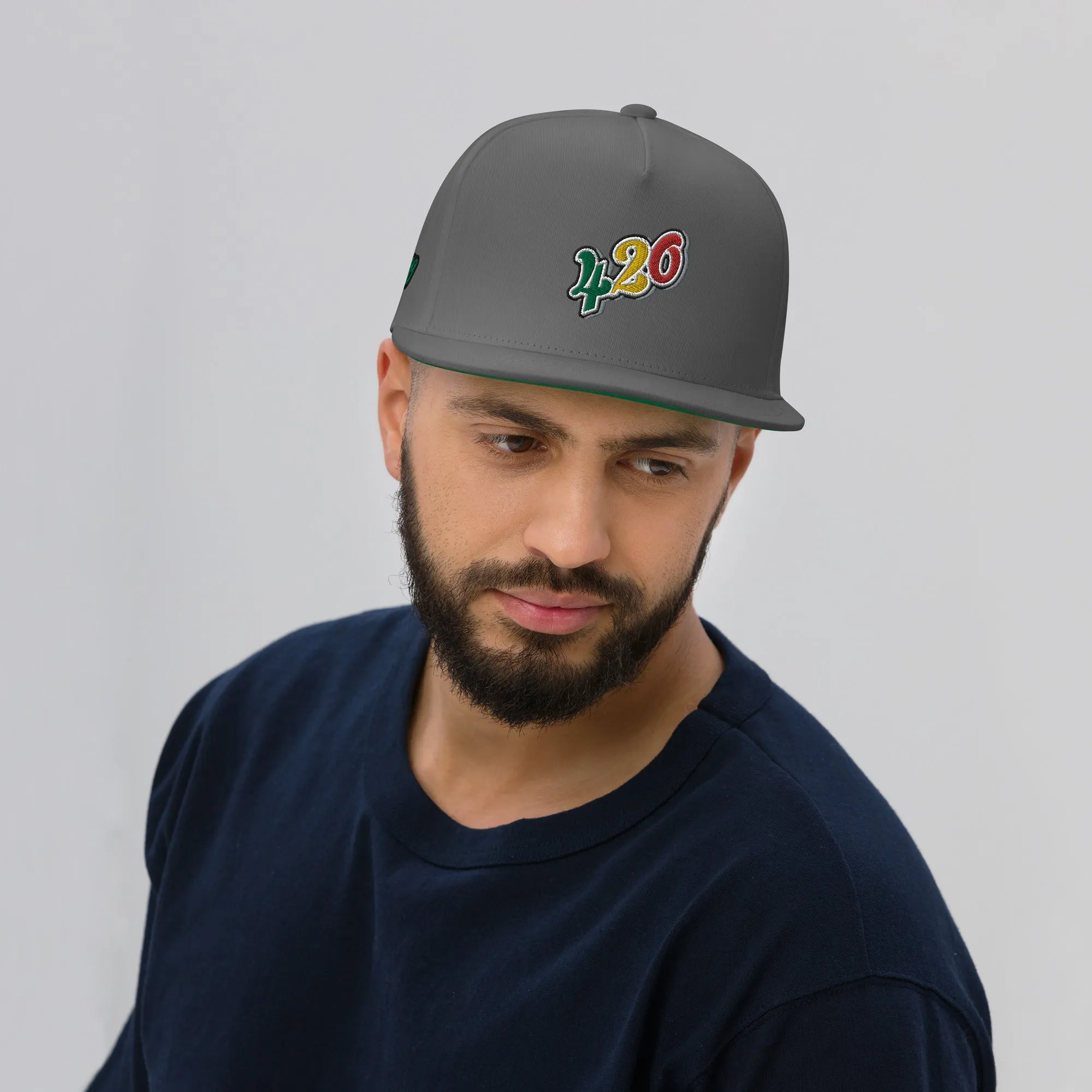 420 Flat Bill Cap