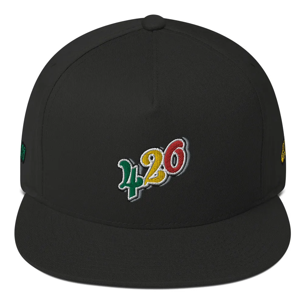 420 Flat Bill Cap