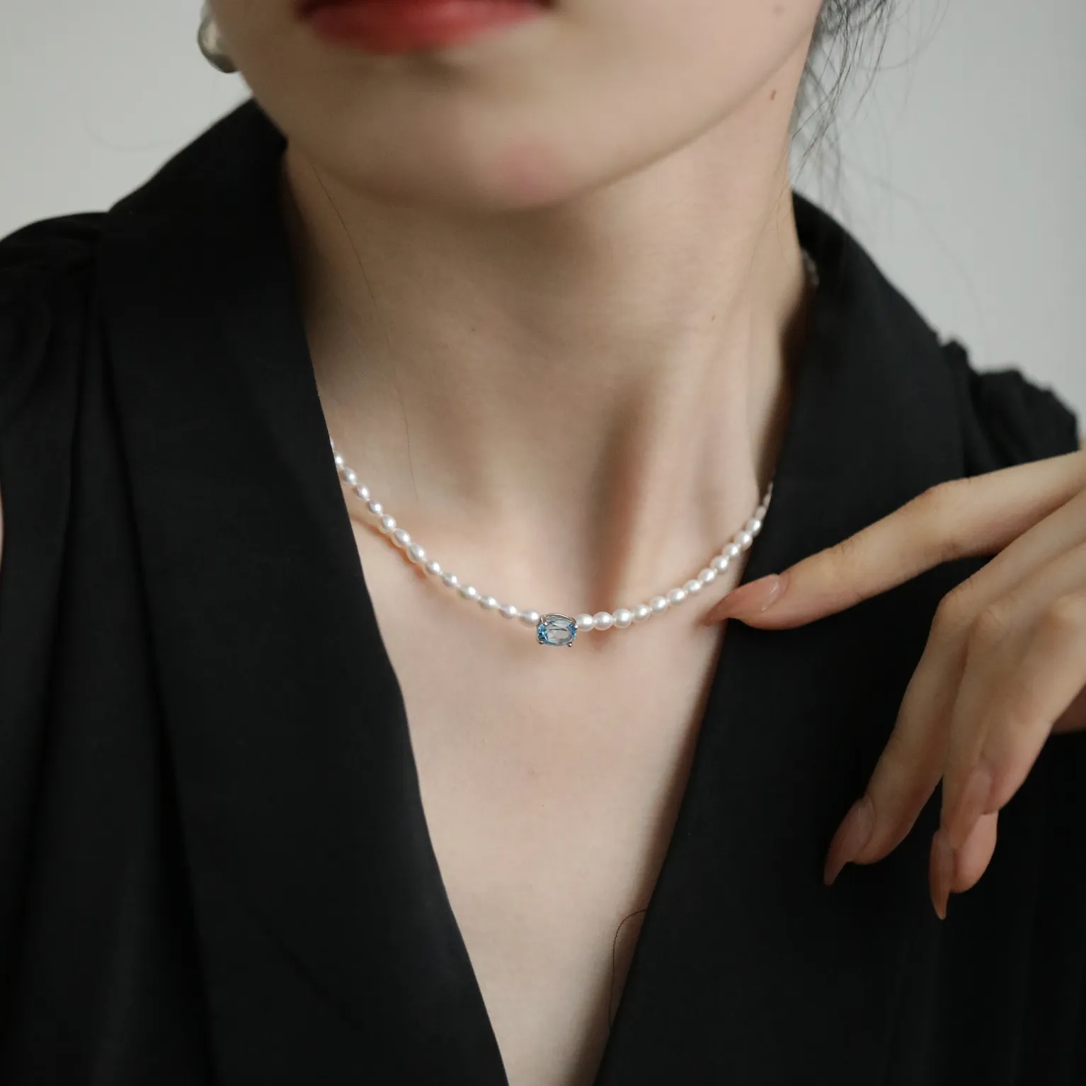 Alice Ocean Breath Pearl Chocker