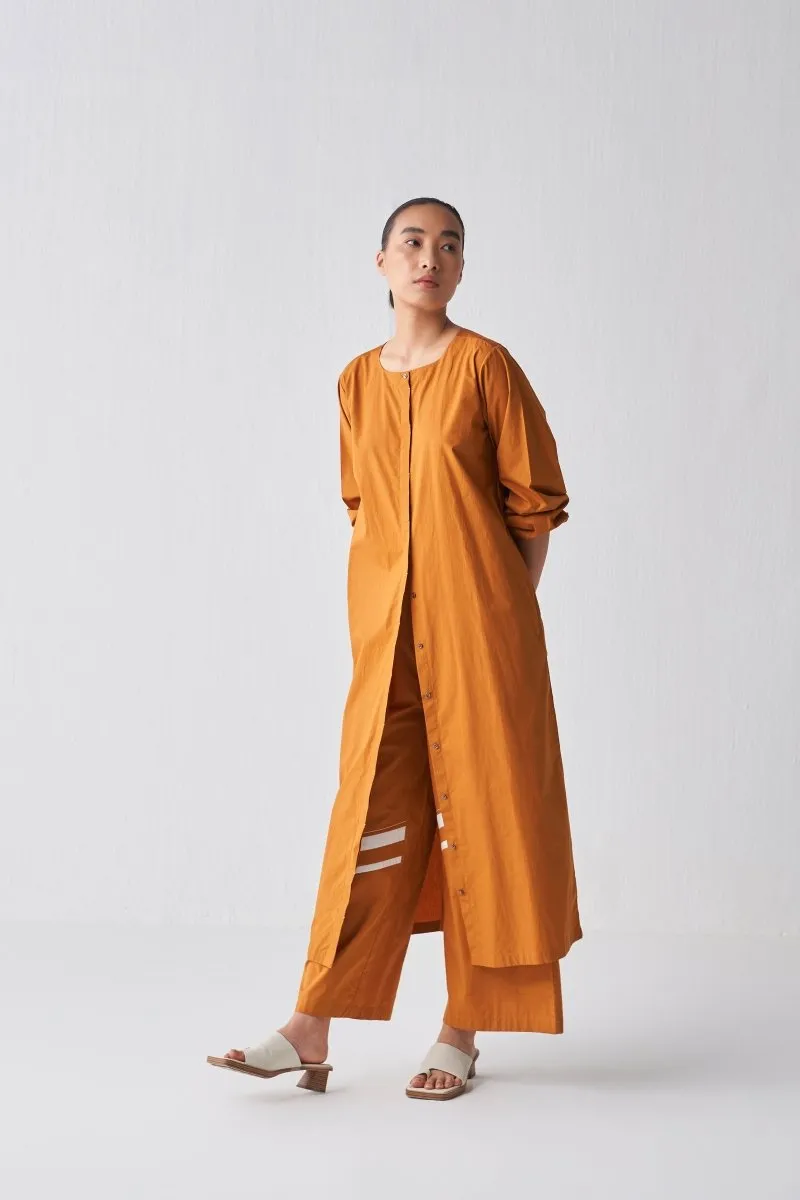 Back Yoke Jacket Co ord - Rust