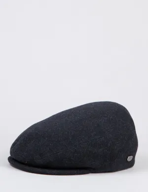 Bailey Lord Solid Ivy Flat Cap - Charcoal Grey