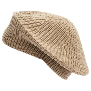 Barbour Beldon Ladies Beret Beanie Hat - Honey