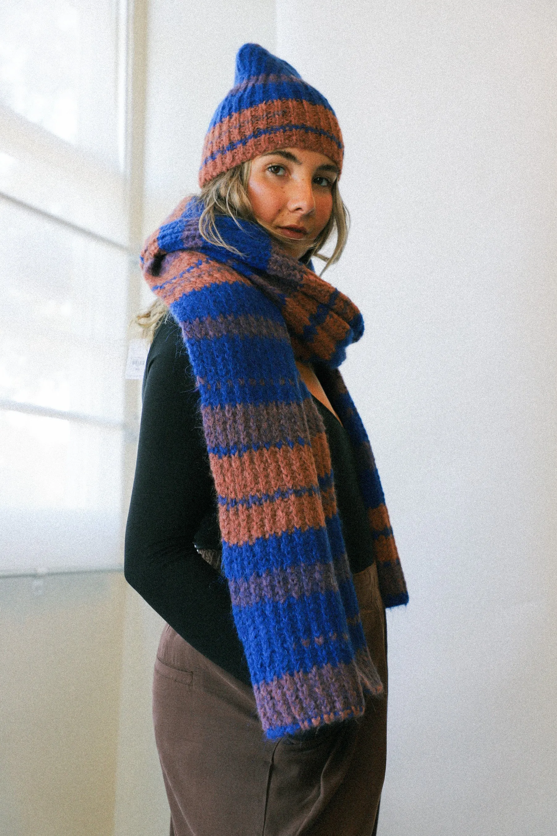 Blue Alana Scarf