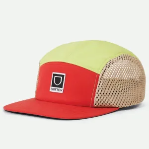 BRIXTON BETA X LP MESH CAMPER CAP - PHOENIX ORANGE/LIMELIGHT/MOJAY