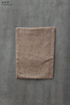 Cashmere Merino Scarf - Brown grey