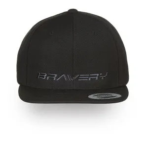 Covert Flexfit® Flat Peak Cap- Black