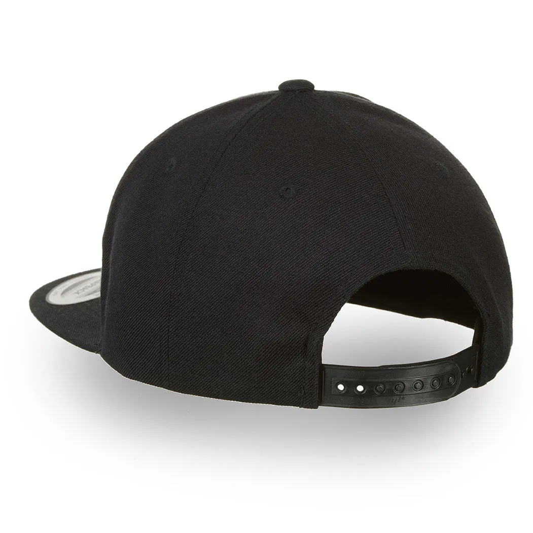 Covert Flexfit® Flat Peak Cap- Black