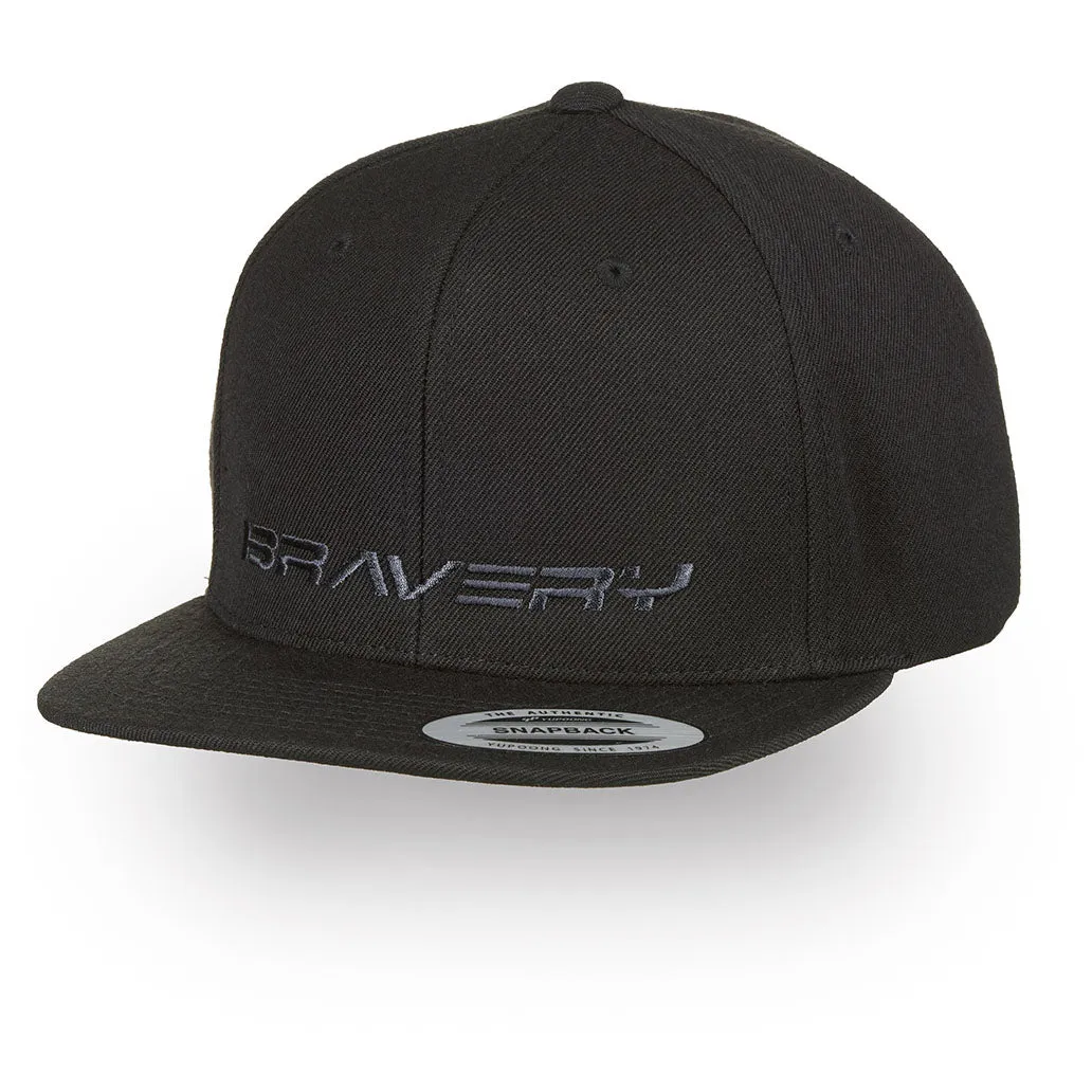 Covert Flexfit® Flat Peak Cap- Black