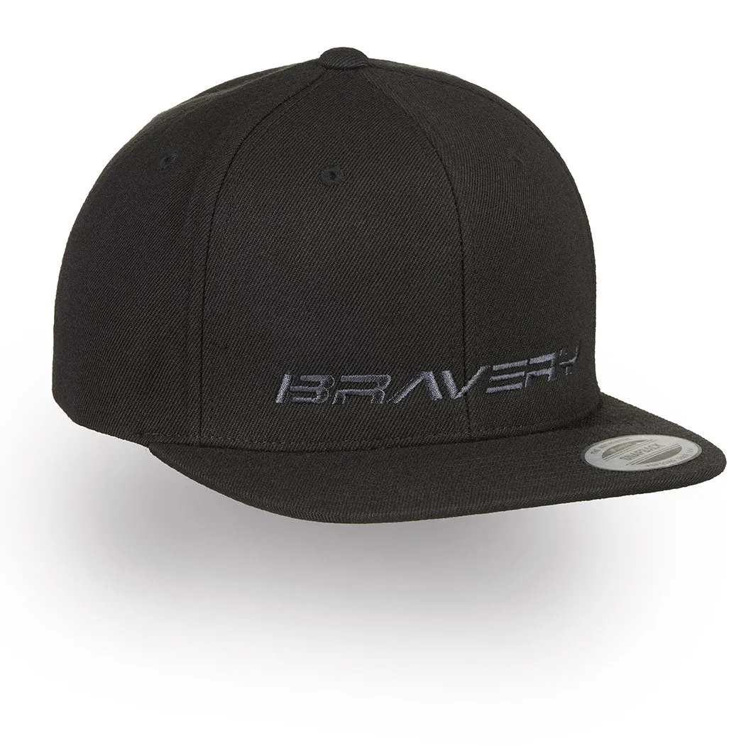 Covert Flexfit® Flat Peak Cap- Black