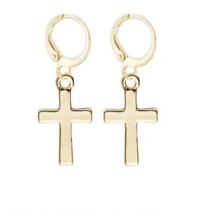 Cross Dangle Earrings