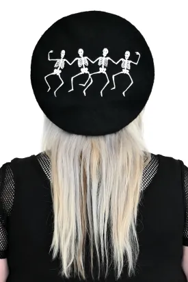 Dancing Skeletons Beret