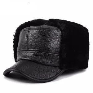 Fantastic PU Leather Flat Cap