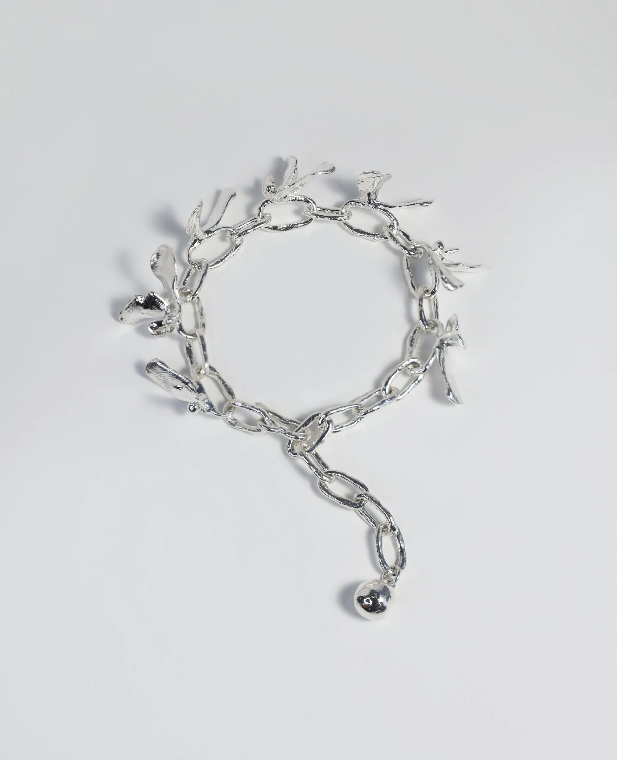 FLORALIS ARMLET // silver bracelet