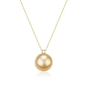 Golden South Sea Pearl & Sasha Pendant