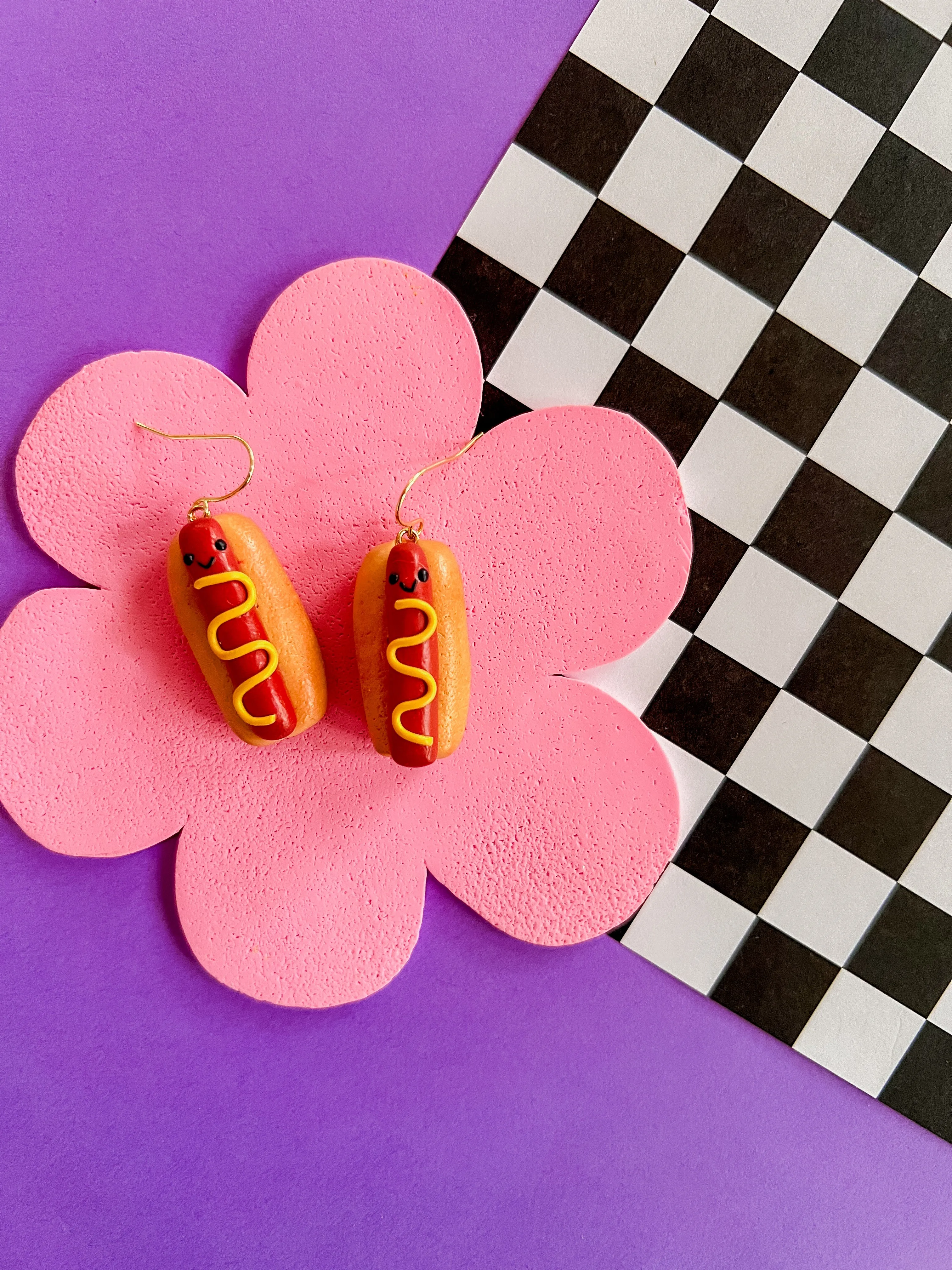 Henry | Hot Dog Polymer Clay Earrings