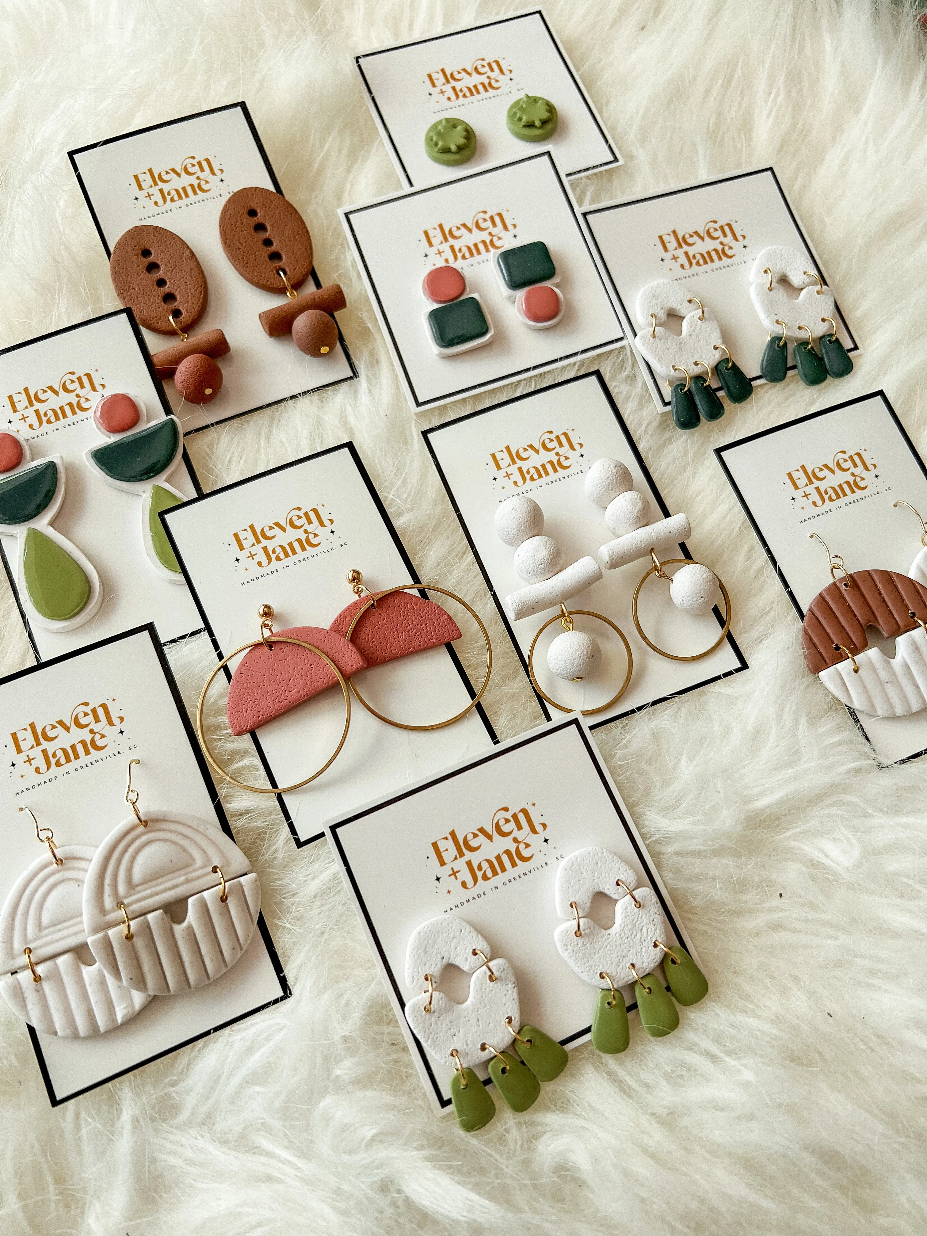 Marty Studs |  Polymer Clay Earrings