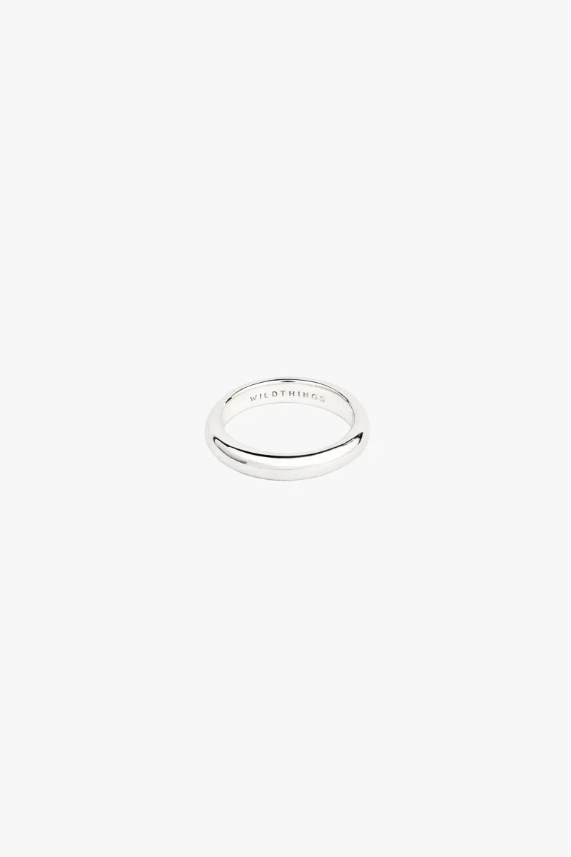 Pebble ring silver