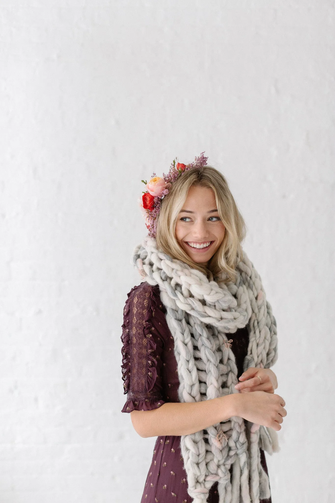 Snow Drift Scarf Pattern