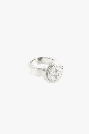 Wander pinky ring silver