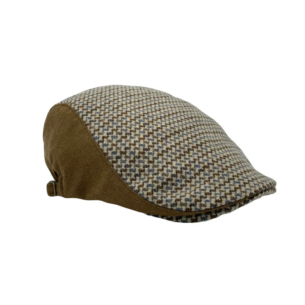 Wool Plaid Check Newsboy Cap - Ivy Gatsby Cabbie Hat - Winter Golf Driving Cap LD31577