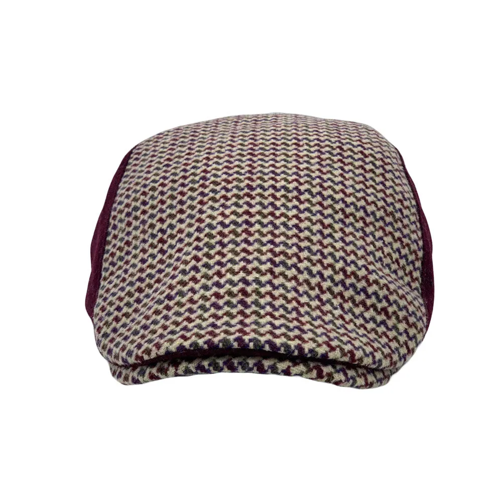 Wool Plaid Check Newsboy Cap - Ivy Gatsby Cabbie Hat - Winter Golf Driving Cap LD31577